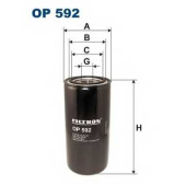 Фильтр масляный FILTRON OP592