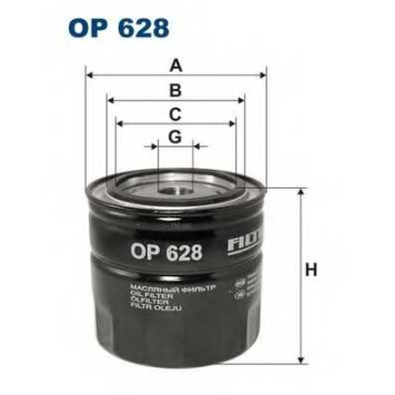 FILTRON OP 628 - фильтр масляный