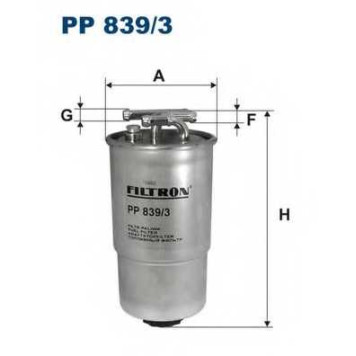 Фильтр топливный FILTRON PP839/3