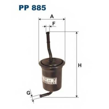 Фильтр топливный FILTRON PP885