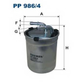 Фильтр топливный FILTRON PP986/4
