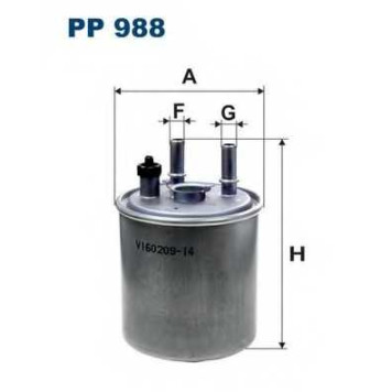 Фильтр топливный FILTRON PP988