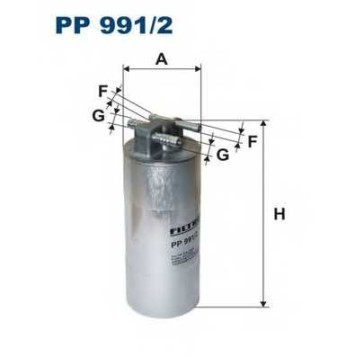 Фильтр топливный FILTRON PP991/2