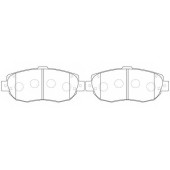 Колодки тормозные дисковые передний для LEXUS GS, IS SportCross, IS, LS, SC / TOYOTA ALTEZZA GITA, ALTEZZA, ARISTO, CHASER, CRESTA, CROWN, MAJESTA, MARK, SUPRA, VEROSSA <b>FIT FP0619</b>
