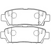Колодки тормозные дисковые задний для TOYOTA AVALON(MCX1#), CROWN(GS13#, JZS13#, LS13#, YS13#) <b>FIT FP0672</b>