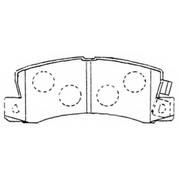 Колодки тормозные дисковые задний для LEXUS ES, RX / TOYOTA AVENSIS, CALDINA, CAMRY, CARINA E, CARINA, CELICA, COROLLA FX, COROLLA, CORONA, CURREN, HARRIER, MARK, SPRINTER CARIB, SPRINTER, WINDOM <b>FIT FP0685</b>