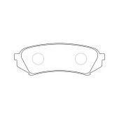 Колодки тормозные дисковые задний для LEXUS LX(UZJ100), RX(GSU3#,MCU3#,MHU3#) / TOYOTA LAND CRUISER 100(FZJ1#,UZJ1#), LAND CRUISER 200(UZJ2#,VDJ2#) <b>FIT FP0773</b>