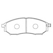 Колодки тормозные дисковые передний для INFINITI EX, G, M, M35, M37 / NISSAN CEDRIC, CIMA, GLORIA, MURANO, NAVARA, PATHFINDER, QASHQAI / RENAULT KOLEOS <b>FIT FP0888</b>