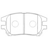 Колодки тормозные дисковые передний для LEXUS RX(MCU15) / TOYOTA HARRIER(ACU1#,MCU1#,SXU1#) <b>FIT FP0930</b>