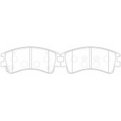 Колодки тормозные дисковые передний для MAZDA 6(GG,GY) <b>FIT FP0957</b>