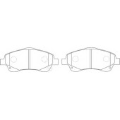 Колодки тормозные дисковые передний для TOYOTA AVENSIS(T25, T25#), COROLLA(CDE12#, R1#, ZDE12#, ZER#, ZZE12#) <b>FIT FP1046</b>
