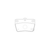 Колодки тормозные дисковые задний для CHERY J11, TIGGO 3 / TOYOTA RAV 4(ACA2#, CLA2#, SXA1#, XA2#, ZCA2#) <b>FIT FP1051</b>