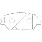 Колодки тормозные дисковые передний для DAIHATSU ALTIS / TOYOTA CAMRY SOLARA, CAMRY, CROWN, ISIS, MARK, WISH <b>FIT FP1052</b>