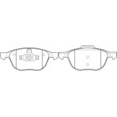 Колодки тормозные дисковые передний для FORD C-MAX(DM2), FOCUS(DA#), KUGA / MAZDA 3(BK,BL), 5(CR19,CW), PREMACY(CP) / VOLVO C30, C70, S40(MS), V50(MW) <b>FIT FP1230</b>