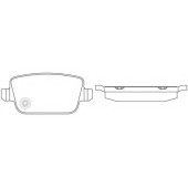 Колодки тормозные дисковые задний для FORD FOCUS, GALAXY, KUGA, MONDEO, S-MAX / LAND ROVER FREELANDER / VOLVO S80, V70, XC70 CROSS COUNTRY, XC70 <b>FIT FP1314</b>