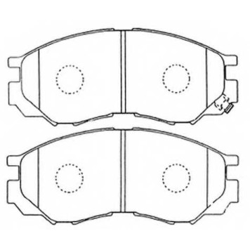 Колодки тормозные дисковые передний для MITSUBISHI L 200, L 300, L 400 / SPACE GEAR, L 400 <b>FIT FP3132</b>