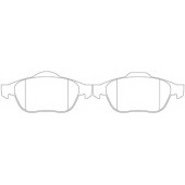 Колодки тормозные дисковые передний для RENAULT CLIO, ESPACE, GRAND, LAGUNA, MEGANE, SCENIC, VEL SATIS <b>FIT FP3347</b>