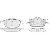 Колодки тормозные дисковые задний для NISSAN PRIMERA / RENAULT ESPACE, LAGUNA, LATITUDE, MEGANE, VEL SATIS / SAAB 9-3 / VOLVO C30, C70, S40, V50 <b>FIT FP3356</b>