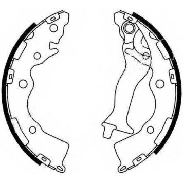 Комплект тормозных колодок задний для HYUNDAI ACCENT(MC) / KIA RIO(JB) <b>FIT FT0910</b>