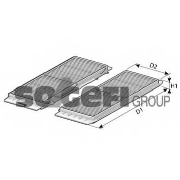Фильтр салонный FRAM CF10824-2-1