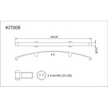 Колодки тормозные дисковые передний/задний для VOLVO 9700, 9900, B 12, B 9, FH 12, FH 16, FL 6, FL, FM 10, FM 12, FM 9 <b>FRAS-LE PD/529-K08_HD PRO / 29125</b>-1