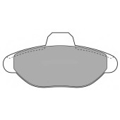 Колодки тормозные дисковые для FIAT CINQUECENTO(170), SEICENTO(187,287) <b>FREMAX FBP-1512 / 21365</b>