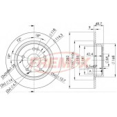 Тормозной диск FREMAX BD-1258