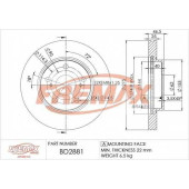 Тормозной диск FREMAX BD-2881