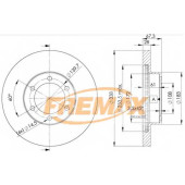 Тормозной диск FREMAX BD-2918