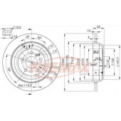 Тормозной диск FREMAX BD-3508
