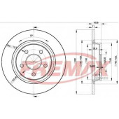Тормозной диск FREMAX BD-3962