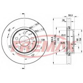 Тормозной диск FREMAX BD-4045