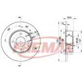Тормозной диск FREMAX BD-4070