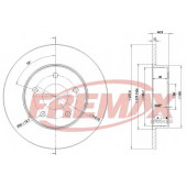 Тормозной диск FREMAX BD-4101