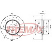 Тормозной диск FREMAX BD-4694