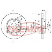 Тормозной диск FREMAX BD-5056