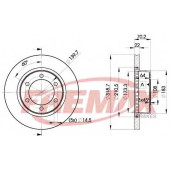 Тормозной диск FREMAX BD-5210