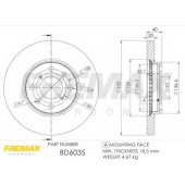 Тормозной диск FREMAX BD-6035