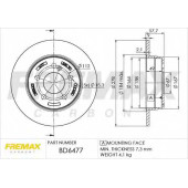 Тормозной диск FREMAX BD-6477