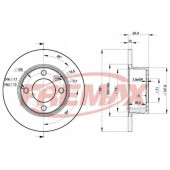 Тормозной диск FREMAX BD-7812