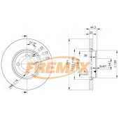 Тормозной диск FREMAX BD-8570