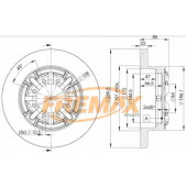 Тормозной диск FREMAX BD-8773