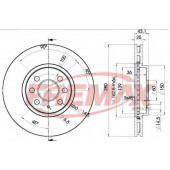 Тормозной диск FREMAX BD-9007