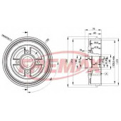 Тормозной барабан FREMAX BD-9322