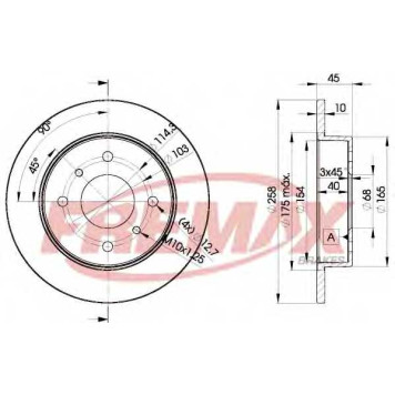 Тормозной диск FREMAX BD-9901