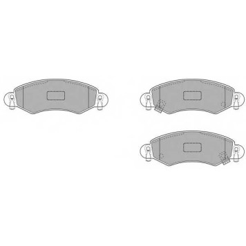 Колодки тормозные дисковые для OPEL AGILA(A) / SUBARU JUSTY(G3X) / SUZUKI WAGON R, WAGON R+(MM) <b>FREMAX FBP-1155-01 / 23046</b>