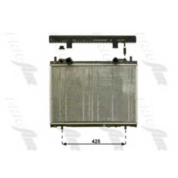 Радиатор охлаждения двигателя FRIGAIR 2101.0097 / 0104.3087