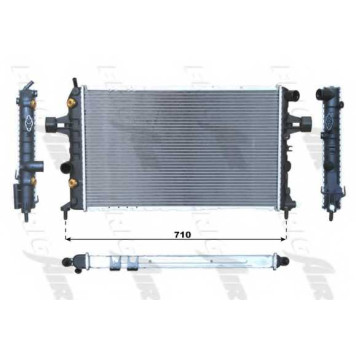 Радиатор охлаждения двигателя FRIGAIR 2111.0056 / 0107.3056