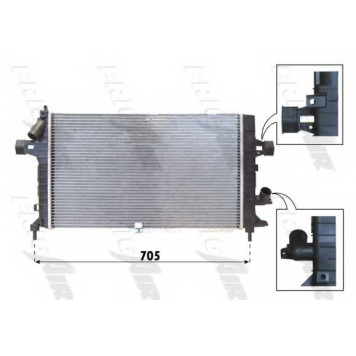 Радиатор охлаждения двигателя FRIGAIR 2111.0089 / 0107.3089