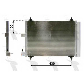 Конденсатор кондиционера FRIGAIR 4123.0030 / 0803.3030